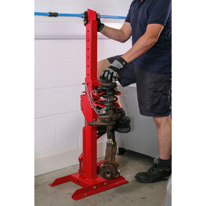 Sealey Coil Spring Compressing Station, Gauge Hydraulic 2000kg Capacity