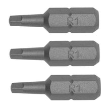 Load image into Gallery viewer, Teng Bit Square ROB1 25mm Long 1/4" Hex Drive 3pcs
