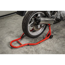 Load image into Gallery viewer, Sealey Universal Rear Paddock Stand, Rubber Supports (220-350mm)
