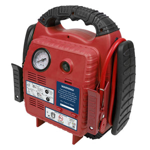 Sealey RoadStart Emergency Jump Starter, Air Compressor 12V 900 Peak Amps (RS132)