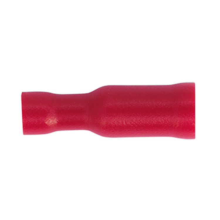 Sealey Female Socket Terminal 4mm Red - Pack of 100