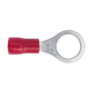Sealey Easy-Entry Ring Terminal 8.4mm (5/16") Red - Pack of 100