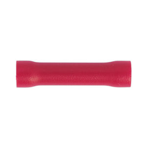 Sealey Butt Connector Terminal 3.3mm Red - Pack of 100