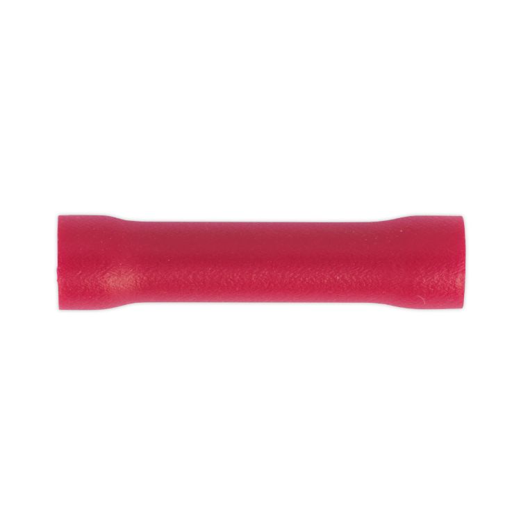 Sealey Butt Connector Terminal 3.3mm Red - Pack of 100