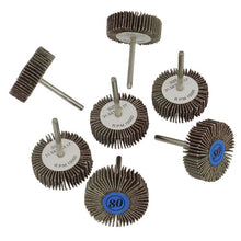 Load image into Gallery viewer, Sealey Rotary Tool Flap Wheel Set 7pc 30mm
