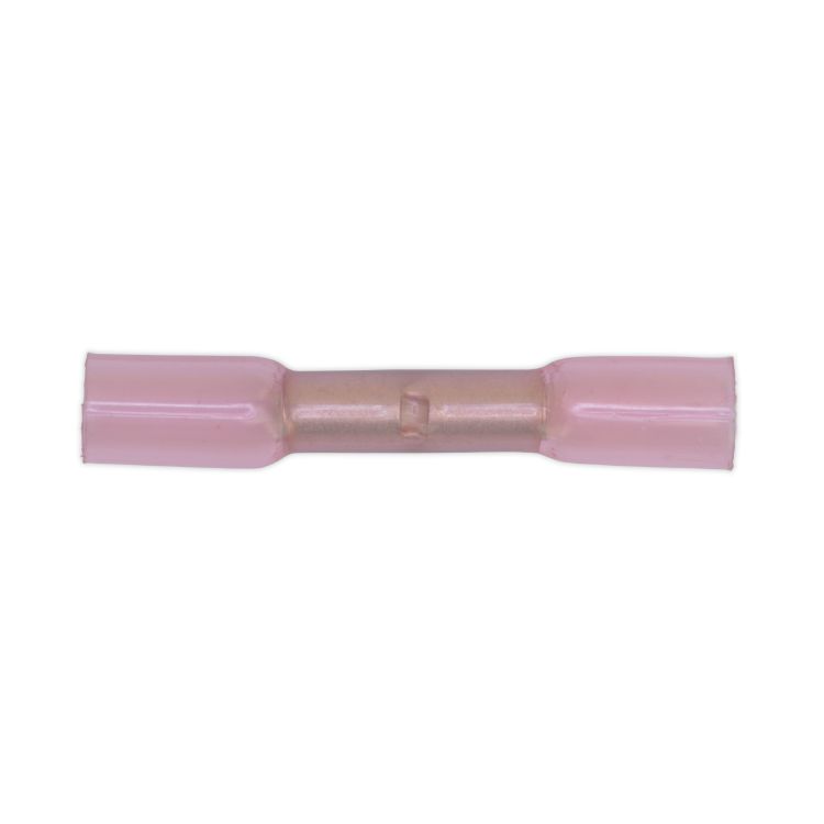 Sealey Heat Shrink Butt Connector Terminal 4.8mm Red - Pack of 100