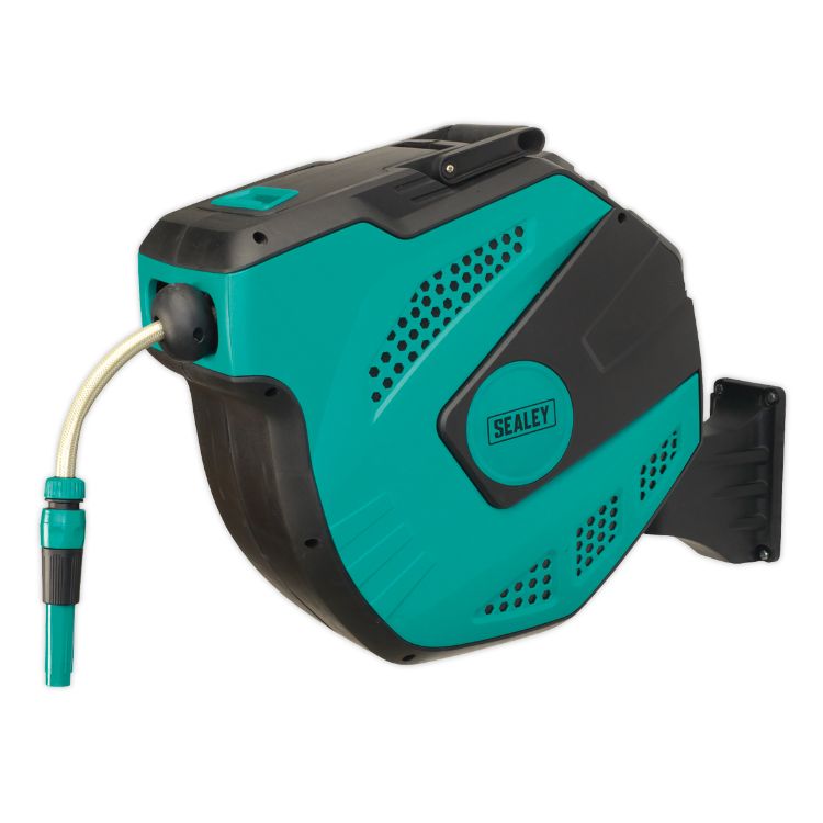 Sealey Auto-Rewind Control Garden Hose Reel 20M