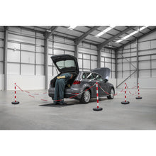 Load image into Gallery viewer, Sealey Red/White Post and Chain Kit 25M
