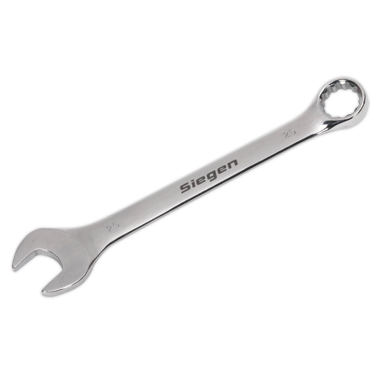 Sealey Combination Spanner 25mm (Siegen) - Hardened/Tempered