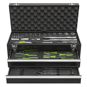 Sealey Portable Tool Chest 2 Drawer 90pc Tool Kit (Siegen)