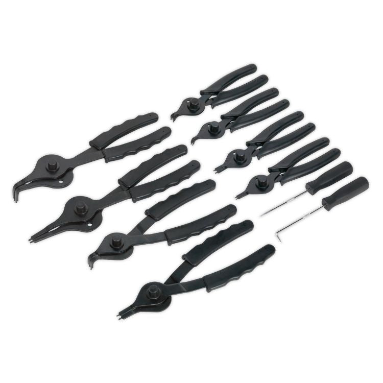 Sealey Circlip Pliers Set 10pc Internal/External (Siegen)