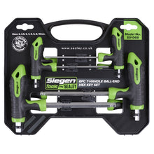 Load image into Gallery viewer, Sealey T-Handle Ball-End Hex Key Set 8pc (Siegen)
