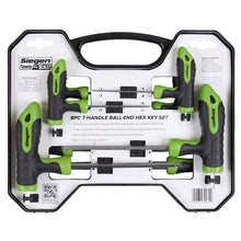 Load image into Gallery viewer, Sealey T-Handle Ball-End Hex Key Set 8pc (Siegen)
