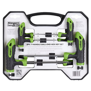 Sealey T-Handle Ball-End Hex Key Set 8pc (Siegen)