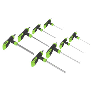 Sealey T-Handle Ball-End Hex Key Set 8pc (Siegen)