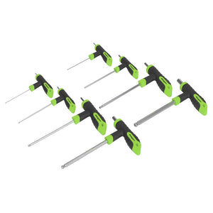 Sealey T-Handle Ball-End Hex Key Set 8pc (Siegen)