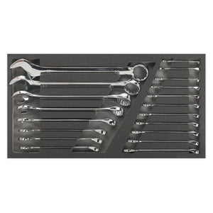 Sealey Rollcab 8 Drawer Ball-Bearing Slides Black/Grey & 136pc Tool Kit (Siegen)
