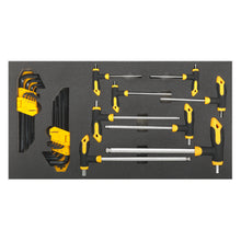 Load image into Gallery viewer, Sealey Rollcab 8 Drawer Ball-Bearing Slides Black/Grey &amp; 136pc Tool Kit (Siegen)
