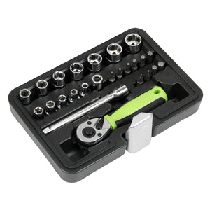 Sealey Socket Set 25pc 1/4" Drive - Metric (Siegen)