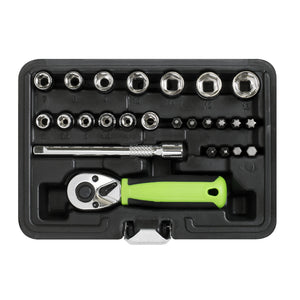 Sealey Socket Set 25pc 1/4" Drive - Metric (Siegen)