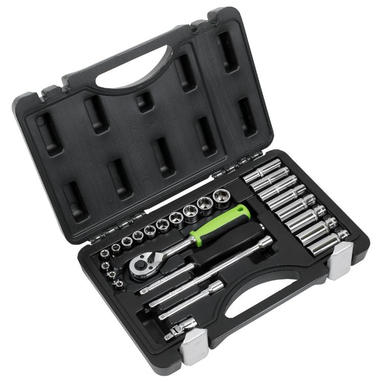 Sealey Socket Set 26pc 1/4