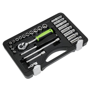 Sealey Socket Set 26pc 1/4" Drive Metric (Siegen)