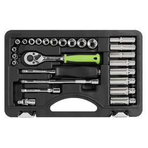 Sealey Socket Set 26pc 1/4" Drive Metric (Siegen)