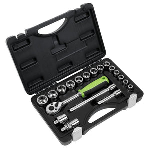 Sealey Socket Set 19pc 3/8" Drive Metric (Siegen)