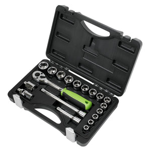 Sealey Socket Set 19pc 3/8" Drive Metric (Siegen)