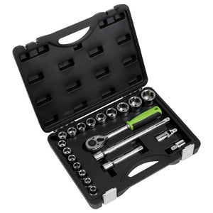 Sealey Socket Set 21pc 1/2" Drive Metric (Siegen)