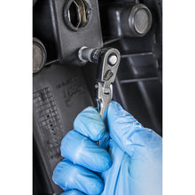 Load image into Gallery viewer, Sealey Micro Flexi-Head Ratchet Wrench 1/4&quot; Drive
