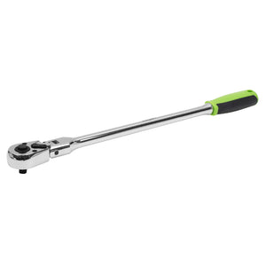 Sealey Ratchet Wrench 1/4" Sq Drive - Long Flexi-Head Flip Reverse