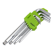 Load image into Gallery viewer, Sealey Hey Key Set Ball-End Long 9pc - Metric
