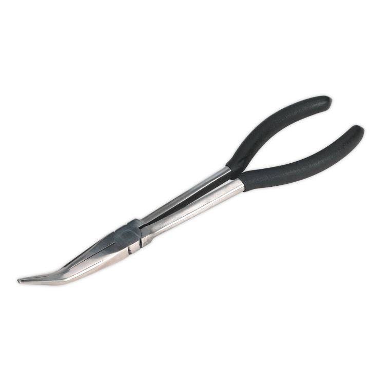 Sealey Needle Nose Pliers 275mm 45° Angle Nose (Siegen)
