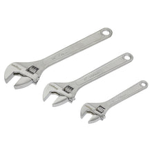 Load image into Gallery viewer, Sealey Adjustable Wrench Set 3pc 150, 200 &amp; 250mm (Siegen)

