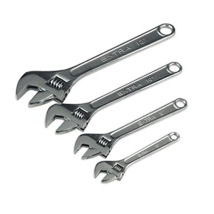 Sealey Adjustable Wrench Set 4pc 150, 200, 250 & 300mm (Siegen)