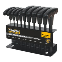 Load image into Gallery viewer, Sealey Hex Key Set 10pc T-Handle - Metric (Siegen)

