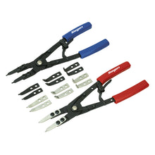 Load image into Gallery viewer, Sealey Circlip Pliers Set Internal/External 265mm (Siegen)
