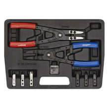 Load image into Gallery viewer, Sealey Circlip Pliers Set Internal/External 265mm (Siegen)
