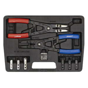 Sealey Circlip Pliers Set Internal/External 265mm (Siegen)