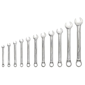 Sealey Combination Spanner Set 11pc in Carry Rack - Metric (Siegen)