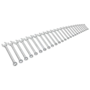 Sealey Combination Spanner Set 25pc - Metric (Siegen)