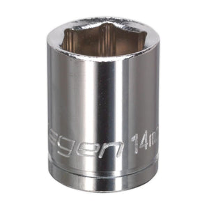 Sealey WallDrive Socket 14mm 3/8" Drive - (Siegen) - 6pt