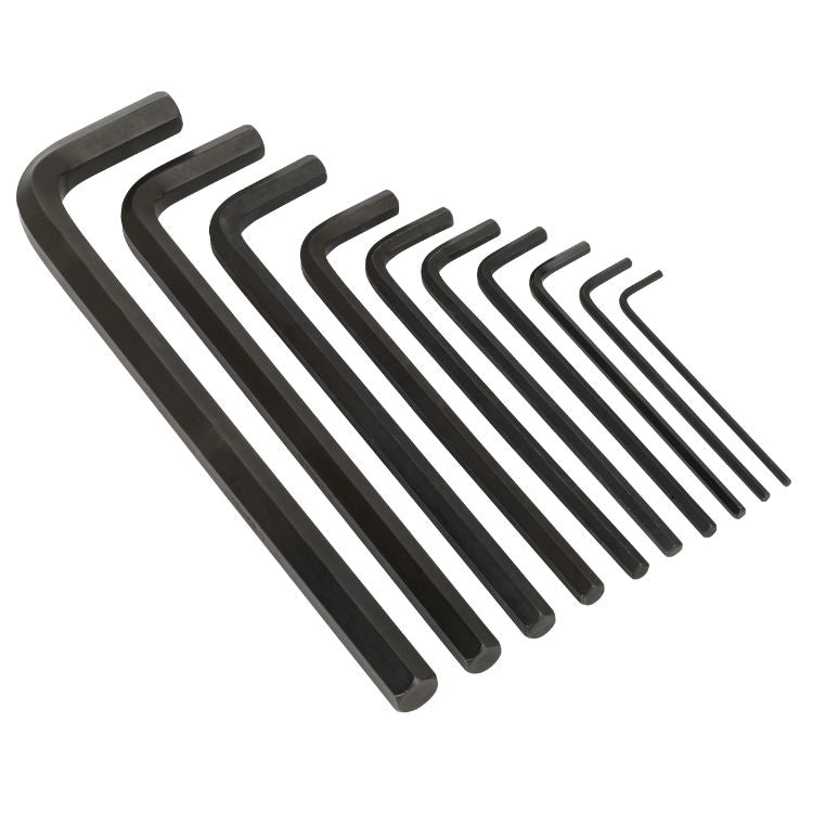 Sealey Jumbo Hex Key Set 10pc Metric (Siegen)