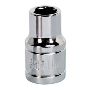 Sealey WallDrive Socket 11mm 1/2" Drive - (Siegen) - 6pt
