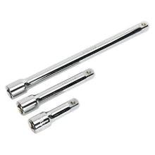 Load image into Gallery viewer, Sealey Extension Bar Set 3pc 1/2&quot; Drive (Siegen)

