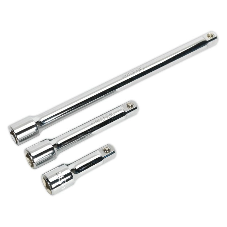 Sealey Extension Bar Set 3pc 1/2
