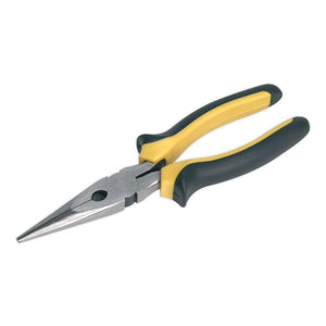 Sealey Long Nose Pliers 200mm - Comfort Grip (Siegen)