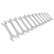 Load image into Gallery viewer, Sealey Double Open-End Spanner Set 12pc Metric (Siegen)
