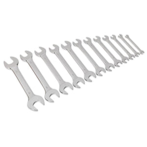 Sealey Double Open-End Spanner Set 12pc Metric (Siegen)